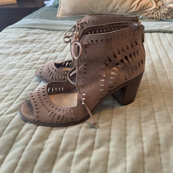 Vince Camuto Lace Up Heels - Picture 2 of 4